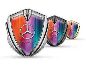 Mercedes Badge Autoadesivo Look Moderno Costruita